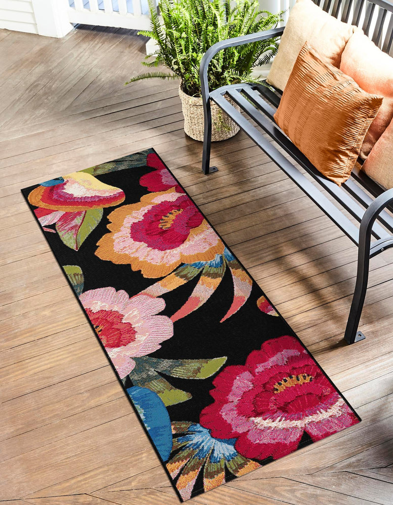 Seaside Blooms Collection Area Rug -  Versailles Runner Multi  lifestyle 14