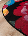 Seaside Blooms Collection Area Rug -  Versailles Round Multi  lifestyle 38