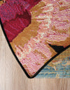 Seaside Blooms Collection Area Rug -  Versailles Round Multi  lifestyle 39