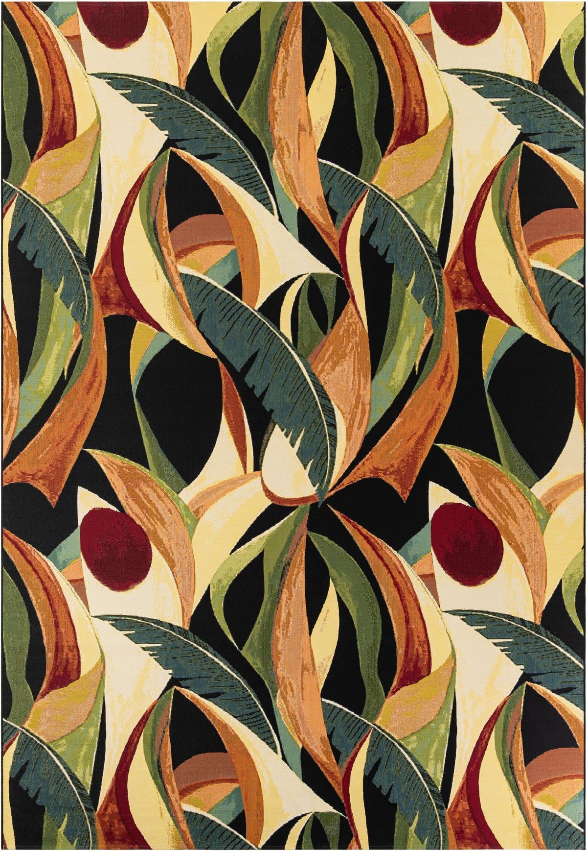 Seaside Blooms Collection Area Rug -  Tivoli Rectangle Multi Main