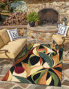 Seaside Blooms Collection Area Rug -  Tivoli Rectangle Multi  lifestyle 2