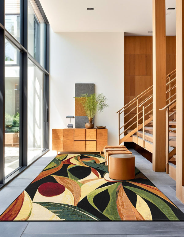 Seaside Blooms Collection Area Rug -  Tivoli Rectangle Multi  lifestyle 11