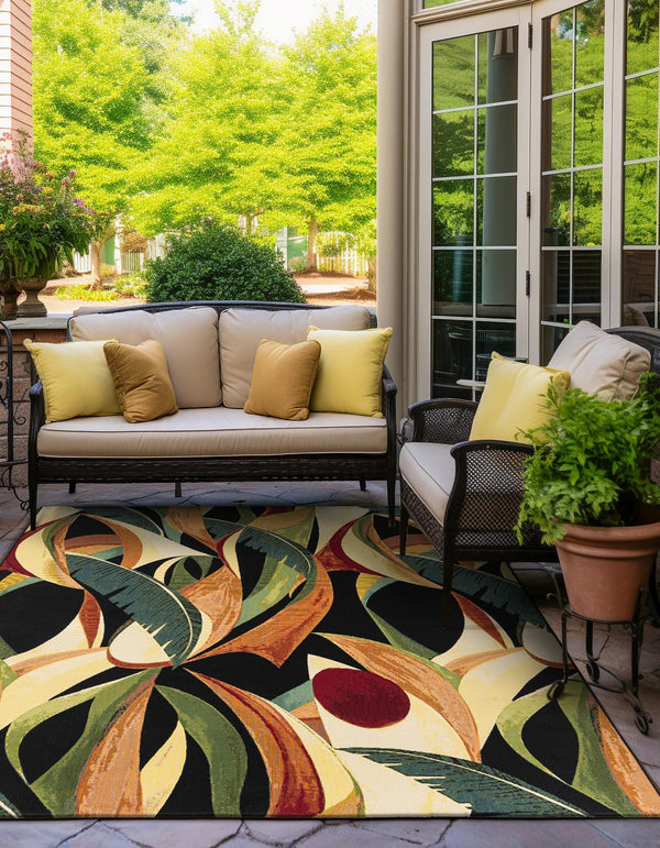 Seaside Blooms Collection Area Rug -  Tivoli Square Multi  lifestyle 17