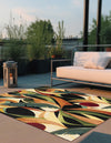 Seaside Blooms Collection Area Rug -  Tivoli Square Multi  lifestyle 25
