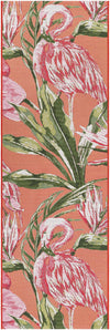Seaside Blooms Collection Area Rug -  Kyoto Runner Coral  lifestyle 13