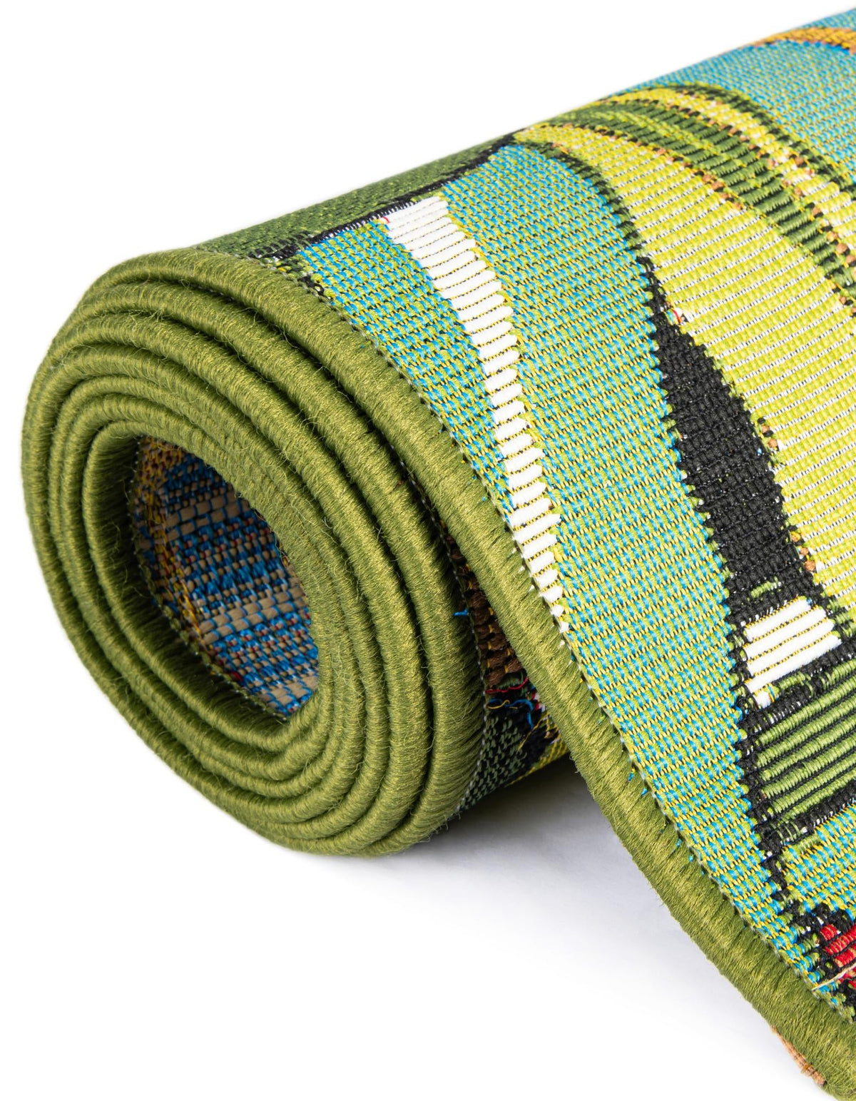 Seaside Blooms Collection Area Rug -  Sorrento Runner Green  lifestyle 31