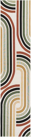 Urban Terrace Collection Area Rug -  Piazza Runner Multi  lifestyle 34