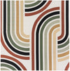 Urban Terrace Collection Area Rug -  Piazza Square Multi  lifestyle 13
