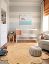 Serenity Braided Jute Collection Area Rug - Seaside Round Natural  lifestyle 46