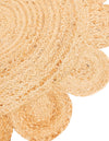 Serenity Braided Jute Collection Area Rug - Seaside Round Natural  lifestyle 71