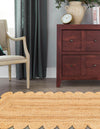 Serenity Braided Jute Collection Area Rug - Seaside Runner Natural  lifestyle 30