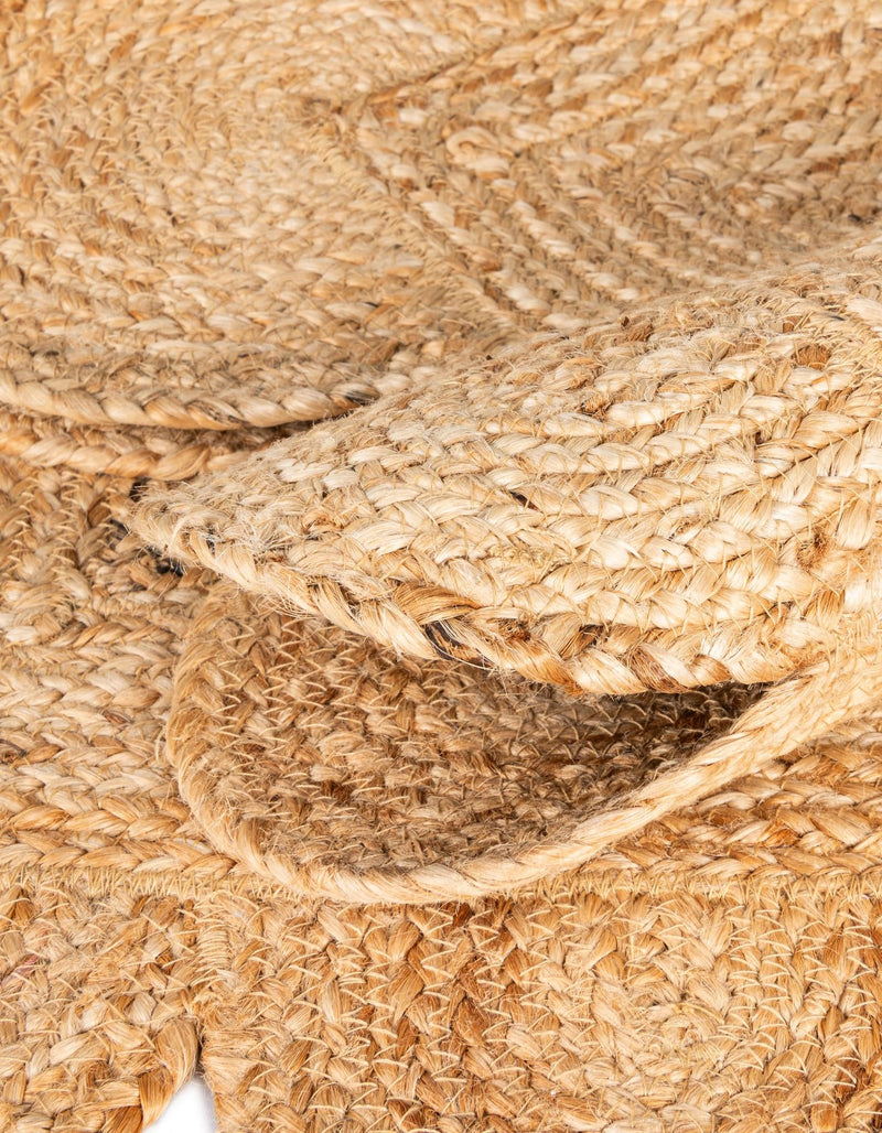 Serenity Braided Jute Collection Area Rug - Seaside Runner Natural  lifestyle 64
