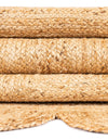 Serenity Braided Jute Collection Area Rug - Seaside Runner Natural  lifestyle 102