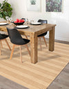 Zara Hills Wool Collection Area Rug - Savannah Rectangle Beige  lifestyle 9