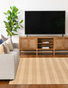 Zara Hills Wool Collection Area Rug - Savannah Rectangle Beige  lifestyle 13