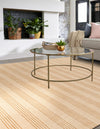 Zara Hills Wool Collection Area Rug - Savannah Square Beige  lifestyle 53