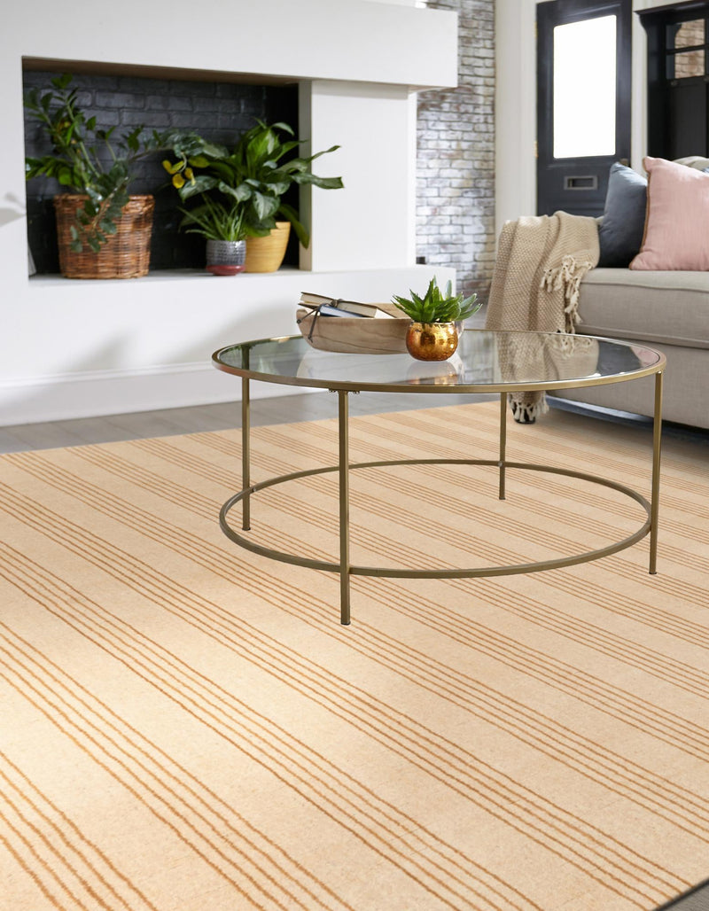 Zara Hills Wool Collection Area Rug - Savannah Square Beige  lifestyle 53