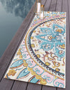 Patio Heritage Collection Area Rug - Tuscany Runner Multi  lifestyle 33
