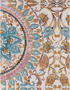 Patio Heritage Collection Area Rug - Tuscany Rectangle Multi  lifestyle 2