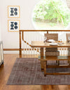 Berkshire Estate Collection Area Rug - Windsor (Mocha Brown) Rectangle Mocha Brown  lifestyle 5