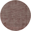Berkshire Estate Collection Area Rug - Windsor (Mocha Brown) Round Mocha Brown  lifestyle 29