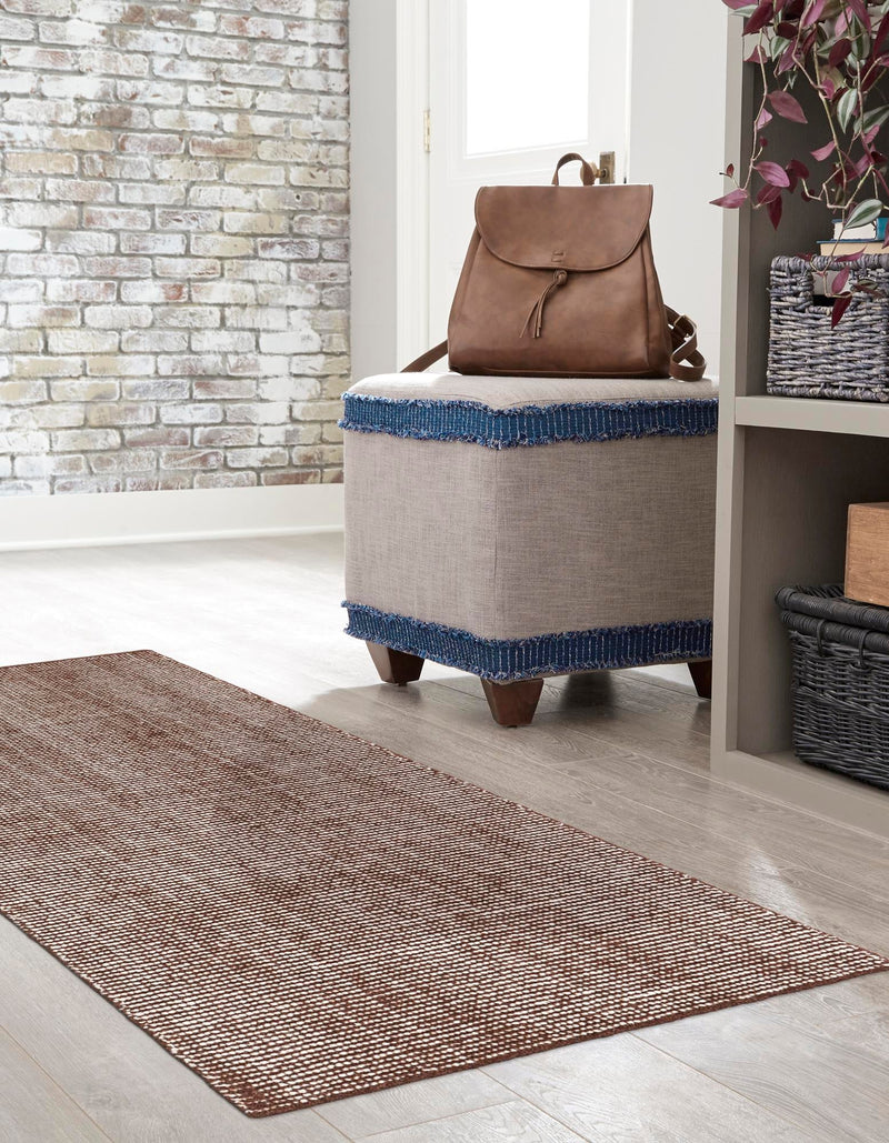 Berkshire Estate Collection Area Rug - Windsor (Mocha Brown) Runner Mocha Brown  lifestyle 17