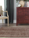 Berkshire Estate Collection Area Rug - Windsor (Mocha Brown) Runner Mocha Brown  lifestyle 18
