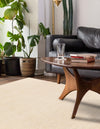 Berkshire Estate Collection Area Rug - Windsor (Oat Beige) Rectangle Oat Beige  lifestyle 5