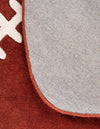 Whimsy Wonders Wool Collection Area Rug -  Forest Oval Brown  lifestyle 6