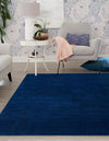 Soho Elegance Collection Area Rug - Chelsea (Navy Blue) Square Navy Blue  lifestyle 22