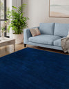 Soho Elegance Collection Area Rug - Chelsea (Navy Blue) Square Navy Blue  lifestyle 26