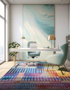 Urban Terrace Collection Area Rug -  Atrium Rectangle Multi  lifestyle 2