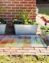 Urban Terrace Collection Area Rug -  Atrium Runner Multi  lifestyle 21
