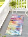 Urban Terrace Collection Area Rug -  Atrium Runner Multi  lifestyle 24