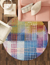 Urban Terrace Collection Area Rug -  Atrium Round Multi  lifestyle 22