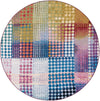 Urban Terrace Collection Area Rug -  Atrium Round Multi  lifestyle 38