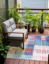 Urban Terrace Collection Area Rug -  Atrium Square Multi  lifestyle 19