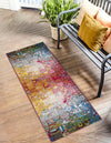 Urban Terrace Collection Area Rug -  Terrace Runner Multi  lifestyle 14