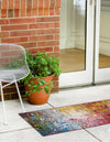 Urban Terrace Collection Area Rug -  Terrace Runner Multi  lifestyle 20