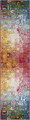 Urban Terrace Collection Area Rug -  Terrace Runner Multi  lifestyle 31