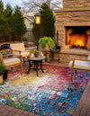 Urban Terrace Collection Area Rug -  Terrace Square Multi  lifestyle 27