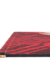 Urban Terrace Collection Area Rug -  Porch Runner Red and Black  lifestyle 6