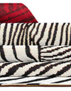 Urban Terrace Collection Area Rug -  Porch Runner Red and Black  lifestyle 15