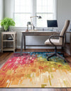 Urban Terrace Collection Area Rug -  Lawn Rectangle Multi  lifestyle 2
