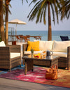 Urban Terrace Collection Area Rug -  Lawn Rectangle Multi  lifestyle 7