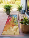 Urban Terrace Collection Area Rug -  Lawn Runner Multi  lifestyle 12