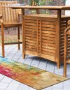 Urban Terrace Collection Area Rug -  Lawn Runner Multi  lifestyle 24