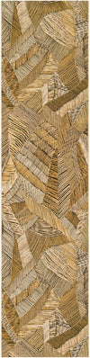 Seaside Blooms Collection Area Rug -  Nantucket Runner Brown and Beige  lifestyle 13