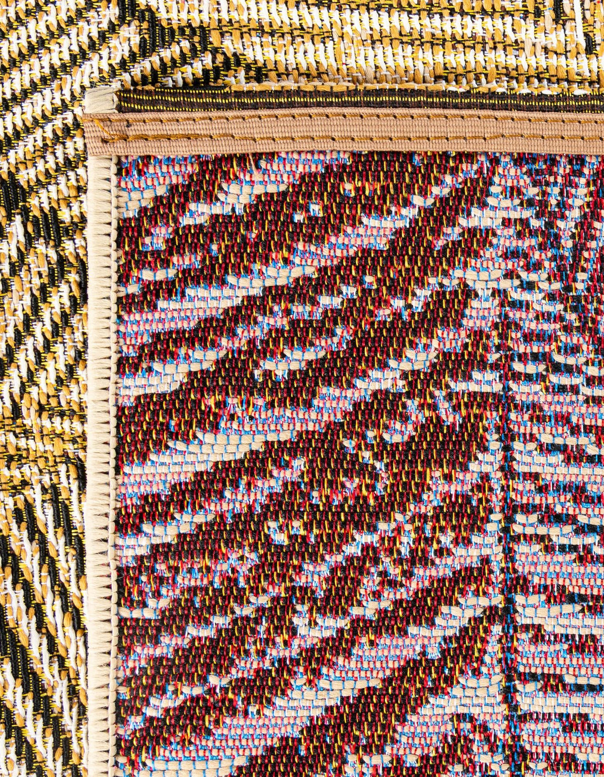 Seaside Blooms Collection Area Rug -  Nantucket Rectangle Brown and Beige  lifestyle 7