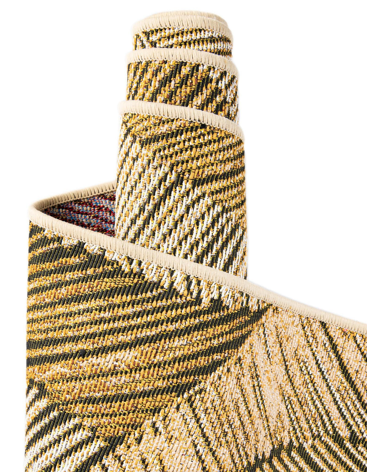 Seaside Blooms Collection Area Rug -  Nantucket Rectangle Brown and Beige  lifestyle 9